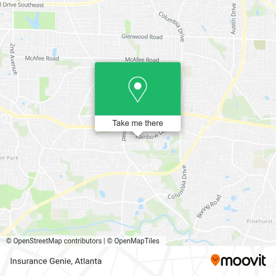 Insurance Genie map