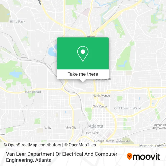 Van Leer Department Of Electrical And Computer Engineering map