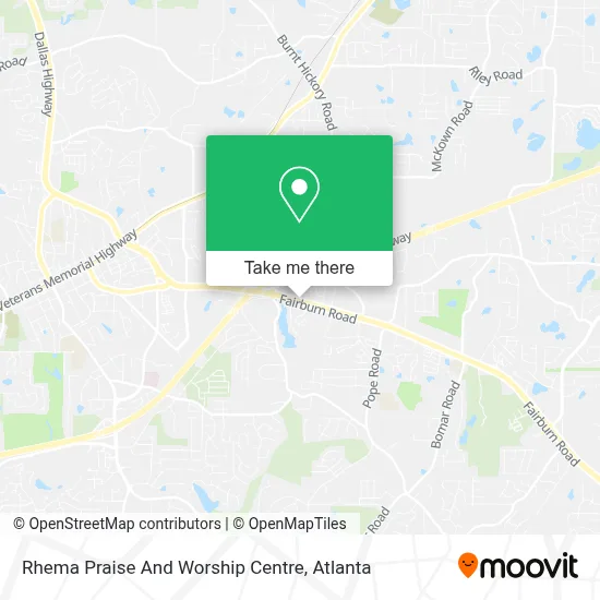 Rhema Praise And Worship Centre map