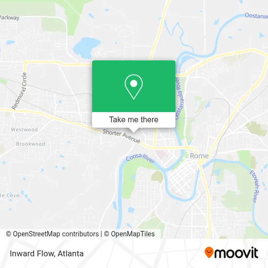 Inward Flow map