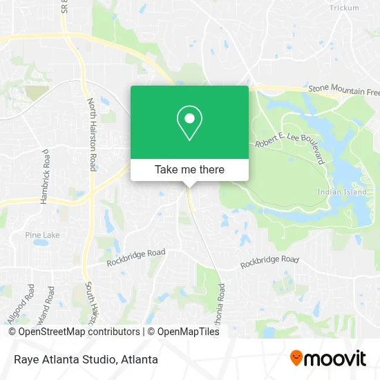 Raye Atlanta Studio map