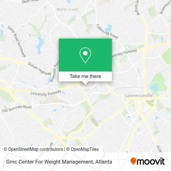 Gmc Center For Weight Management map