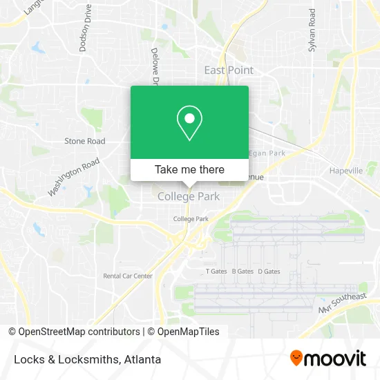 Locks & Locksmiths map