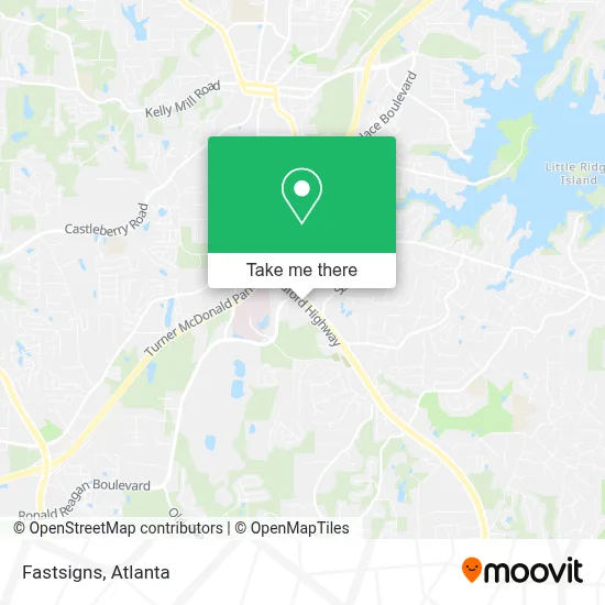 Fastsigns map