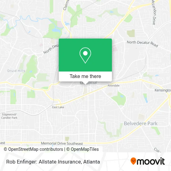 Rob Enfinger: Allstate Insurance map
