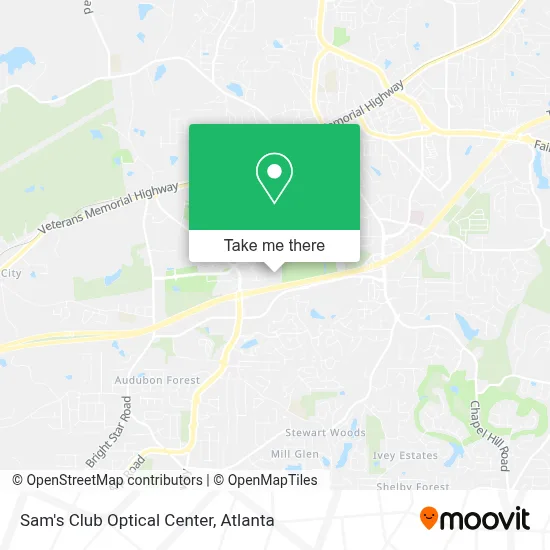 Sam's Club Optical Center map