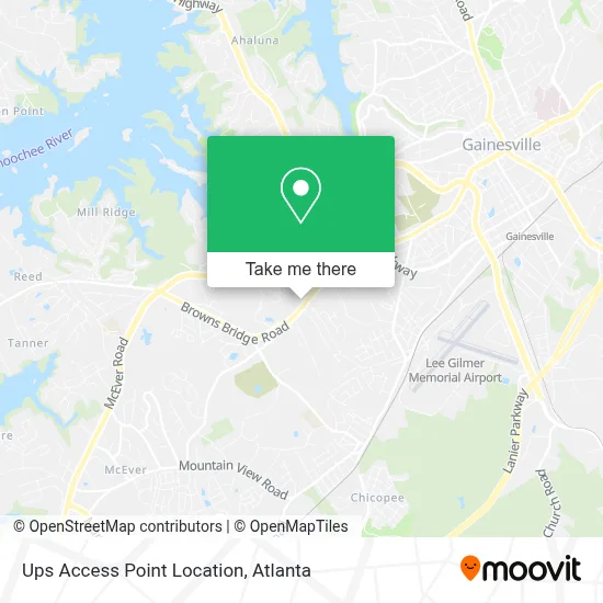 Ups Access Point Location map