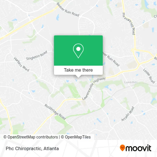 Phc Chiropractic map