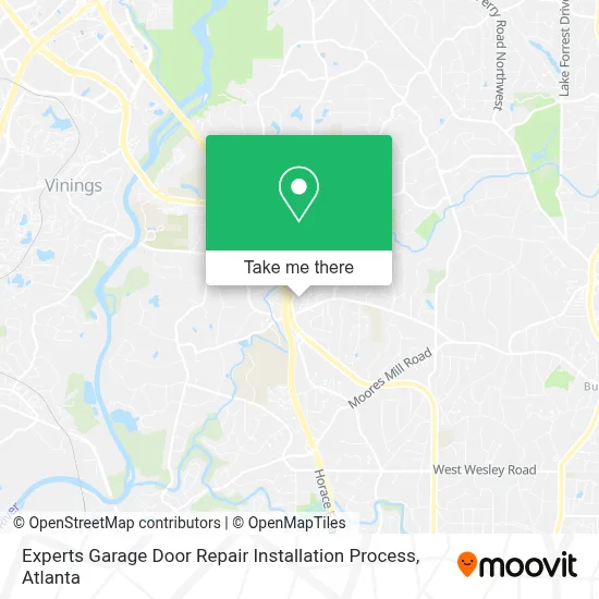 Experts Garage Door Repair Installation Process map