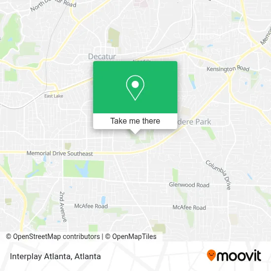 Interplay Atlanta map