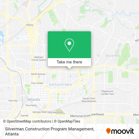 Silverman Construction Program Management map