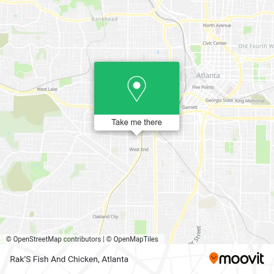 Rak’S Fish And Chicken map