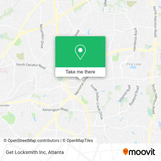 Get Locksmith Inc map