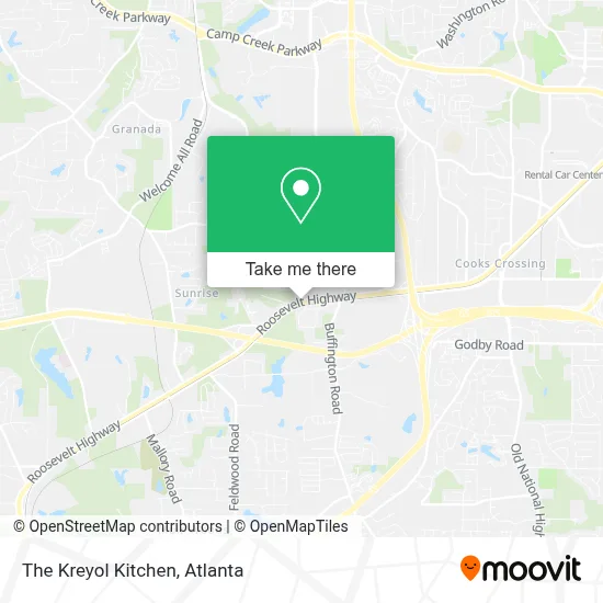 The Kreyol Kitchen map