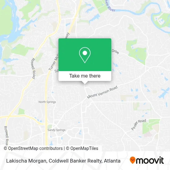 Lakischa Morgan, Coldwell Banker Realty map