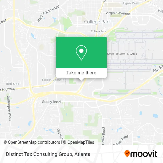 Distinct Tax Consulting Group map
