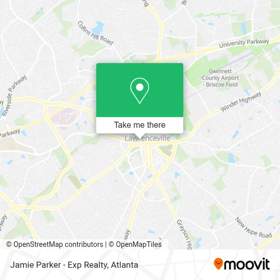 Jamie Parker - Exp Realty map