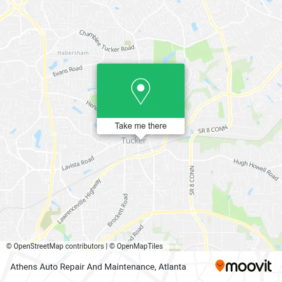 Athens Auto Repair And Maintenance map