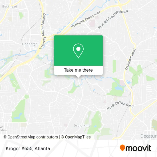 Kroger #655 map