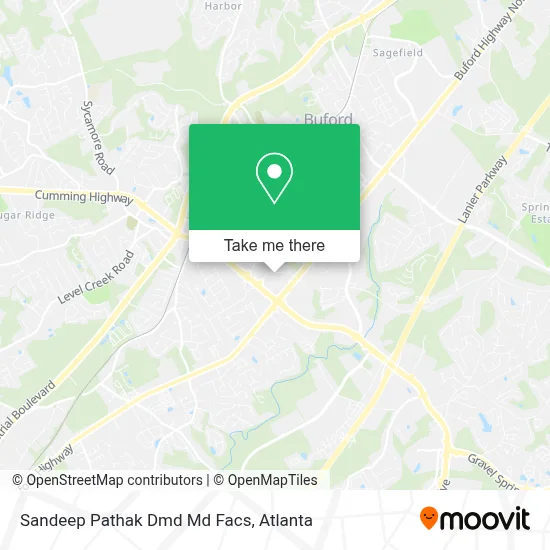 Sandeep Pathak Dmd Md Facs map