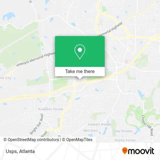 Usps map