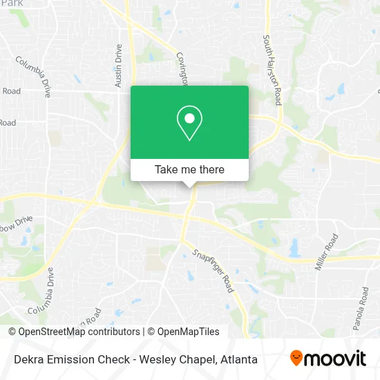 Dekra Emission Check - Wesley Chapel map