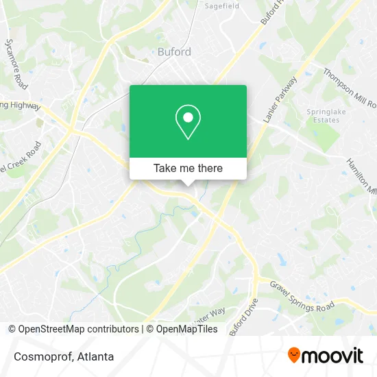 Cosmoprof map