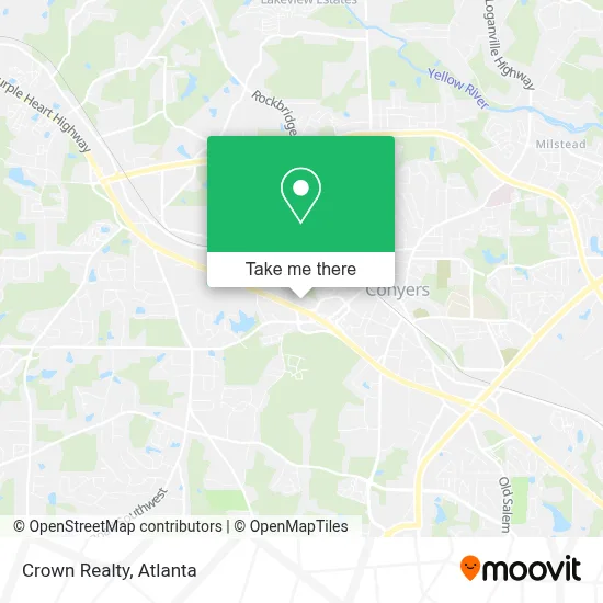 Crown Realty map