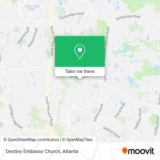 Destiny Embassy Church map