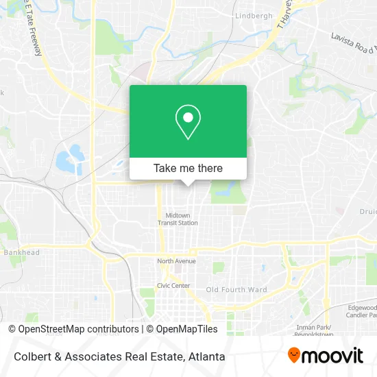 Colbert & Associates Real Estate map