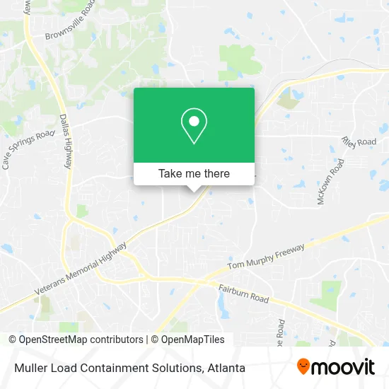 Muller Load Containment Solutions map
