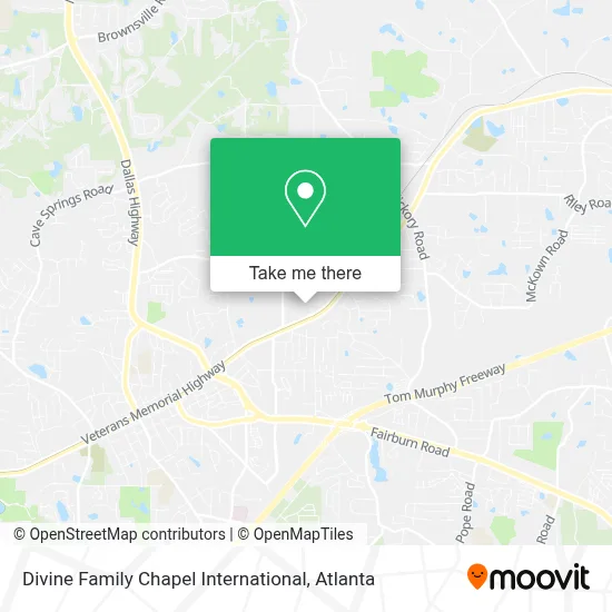 Divine Family Chapel International map