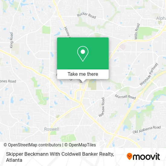 Skipper Beckmann With Coldwell Banker Realty map