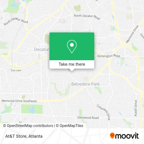 At&T Store map