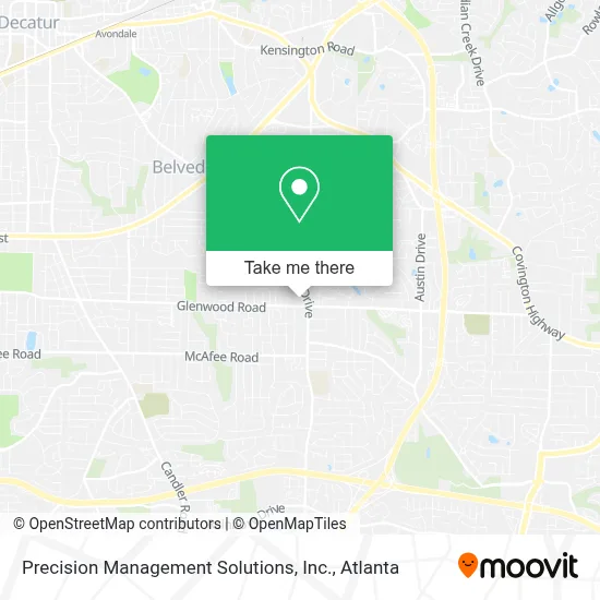Precision Management Solutions, Inc. map