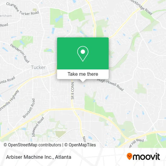 Arbiser Machine Inc. map