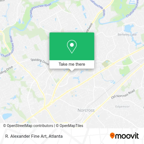 R. Alexander Fine Art map