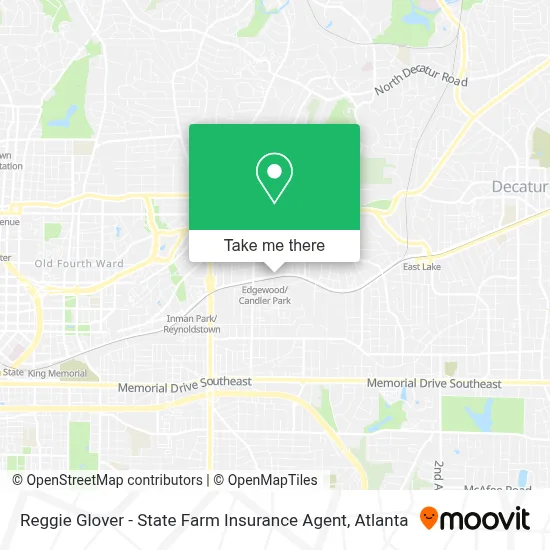 Reggie Glover - State Farm Insurance Agent map