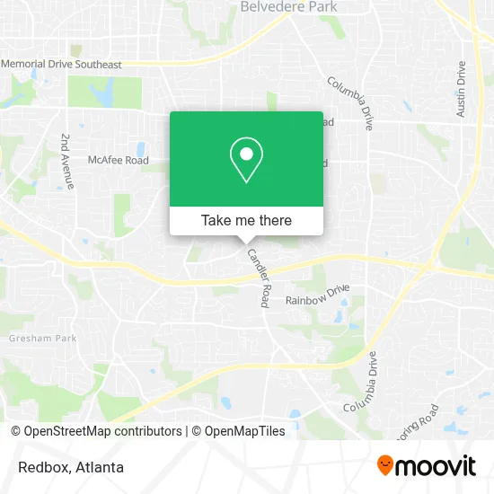 Redbox map