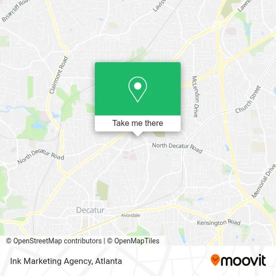 Ink Marketing Agency map