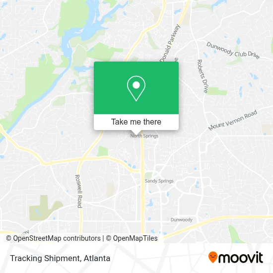 Tracking Shipment map