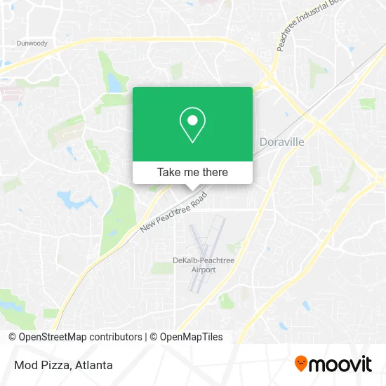 Mod Pizza map