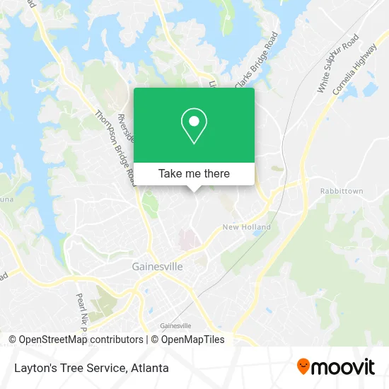 Layton's Tree Service map