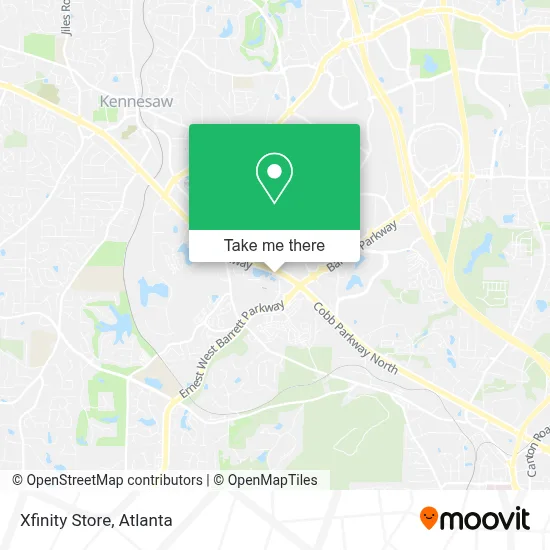 Xfinity Store map