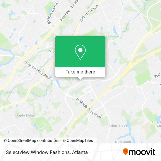 Selectview Window Fashions map