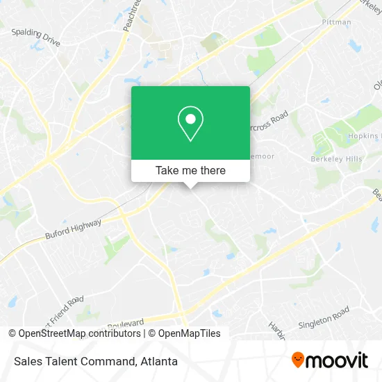 Sales Talent Command map