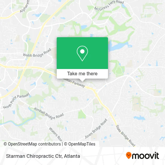 Starman Chiropractic Ctr map