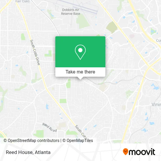 Reed House map