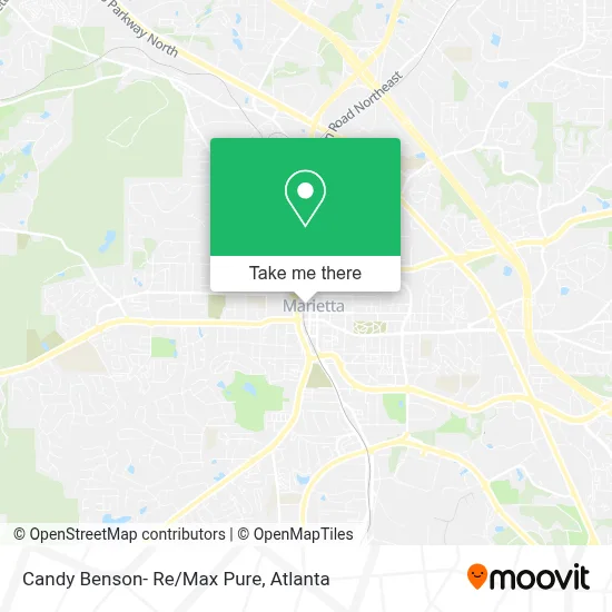 Candy Benson- Re/Max Pure map
