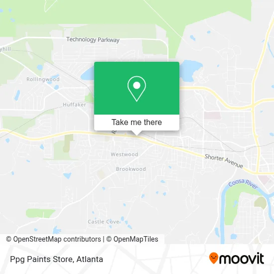 Ppg Paints Store map